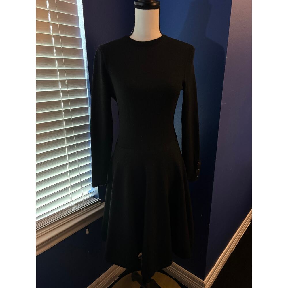 Vintage Don Sayres for Wellmore Knit Dress Full Skirt Size XS/S